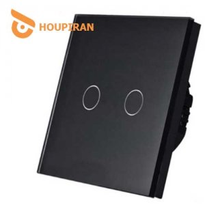 2gang-2way-remote--RF433-switch-Black