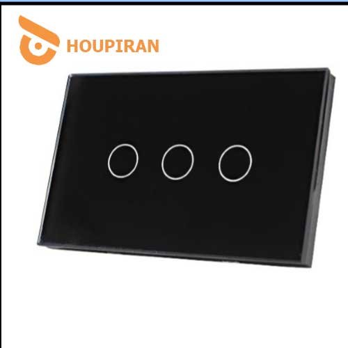 Wifi 3gang 1way touch switch ,1000Wgang,2000W total,,Nuetral and Live wire